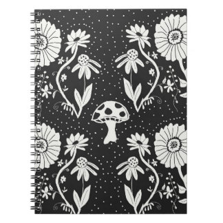 Trippy Mushroom Notebook