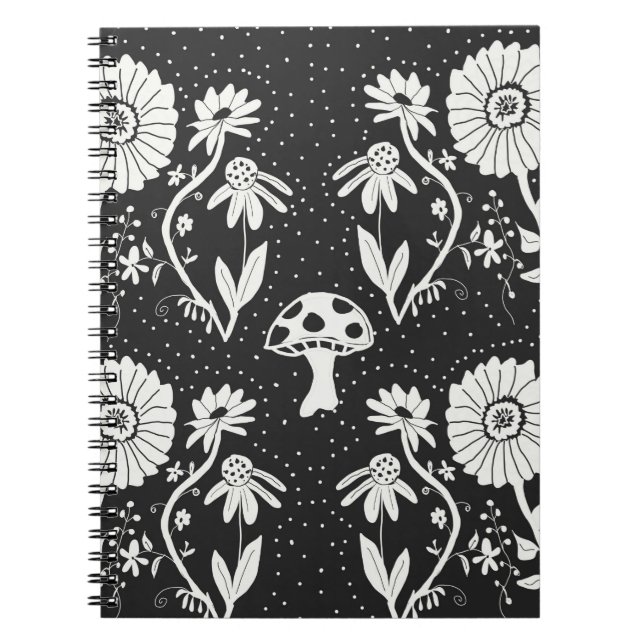 Trippy Mushroom Notebook (Front)