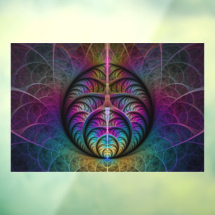 Trippy Patterned Colourful Abstract Fractal Art