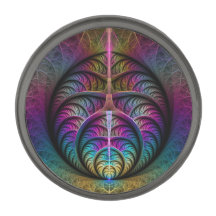 Trippy Patterned Colourful Abstract Fractal Art