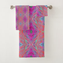 Trippy Pink, Aqua and Magenta Abstract Butterfly