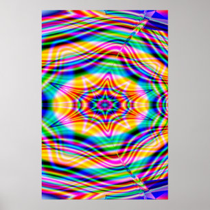 Trippy Poster: Abstract Psychedelic Poster