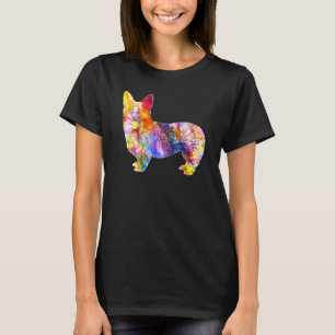 Trippy Psychedelic Colourful Art Pembroke Welsh Co T-Shirt
