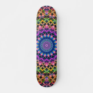 Trippy Psychedelic Kaleidoscope Skateboard