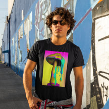 Trippy Psychedelic Melting Mushroom T-Shirt