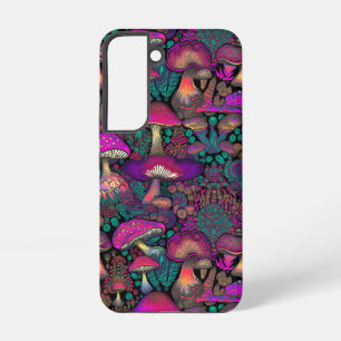 Trippy Psychedelic Mushroom Pattern Samsung Galaxy Case