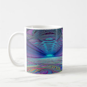 Trippy Psychedelic Optical Illusion,  Coffee Mug