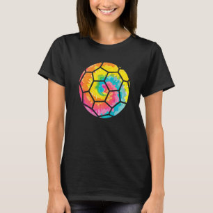 Trippy Rainbow Hippie  Tie Dye Handball T-Shirt