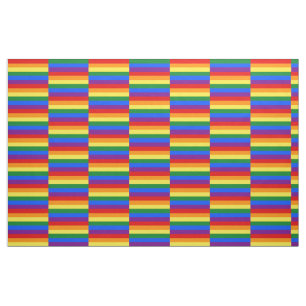 Trippy Rainbow Pride Fabric