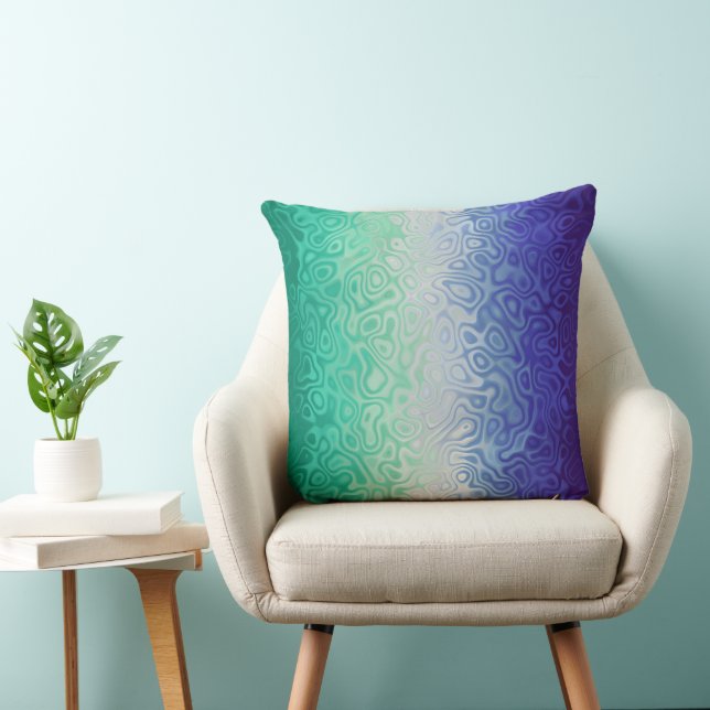 Trippy Ripply Funky Boho MLM Men Loving Men Pride Cushion (Chair)