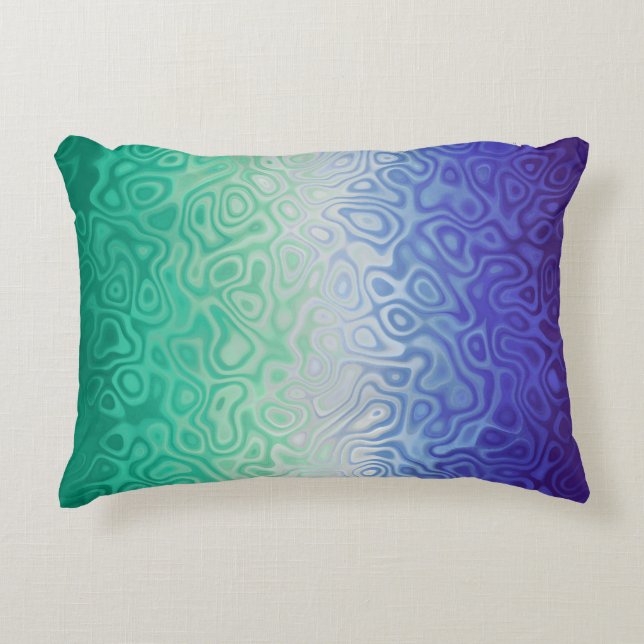 Trippy Ripply Funky Boho MLM Men Loving Men Pride Decorative Cushion (Front)