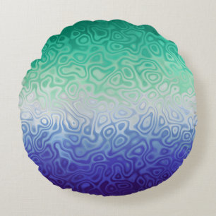 Trippy Ripply Funky Boho MLM Men Loving Men Pride Round Cushion