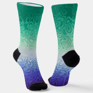 Trippy Ripply Funky Boho MLM Men Loving Men Pride Socks