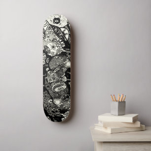 Trippy Sepia Black Skateboard