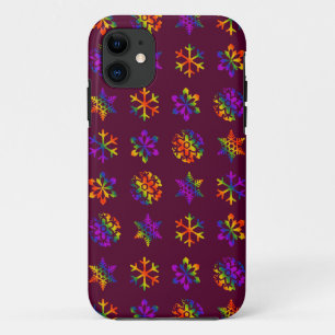 Trippy Snowflakes iPhone 11 Case