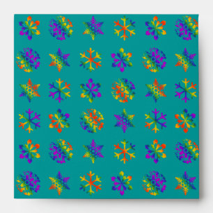 Trippy Snowflakes Envelopes