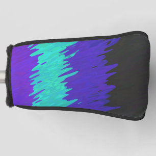 Trippy Squiggly Abstract Alexigender Pride Flag Golf Head Cover