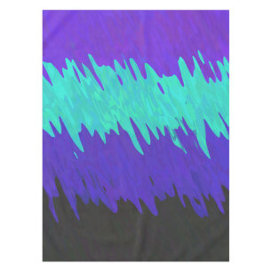 Trippy Squiggly Abstract Alexigender Pride Flag Tablecloth
