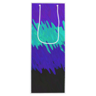 Trippy Squiggly Abstract Alexigender Pride Flag Wine Gift Bag