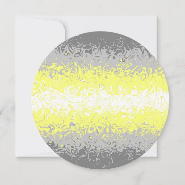 Trippy Squiggly Abstract Demigender Pride Flag (Front)