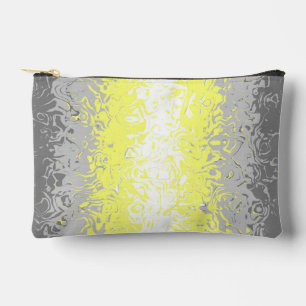 Trippy Squiggly Abstract Demigender Pride Flag Accessory Pouch