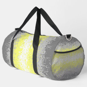 Trippy Squiggly Abstract Demigender Pride Flag Duffle Bag