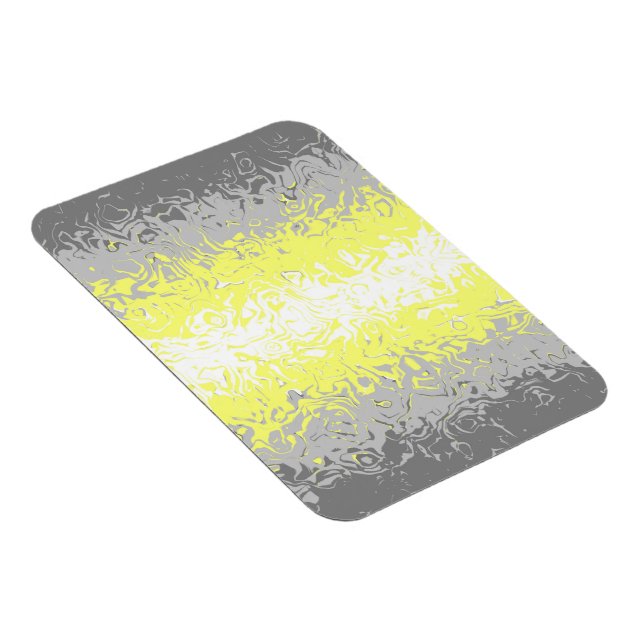 Trippy Squiggly Abstract Demigender Pride Flag Magnet (Right Side)