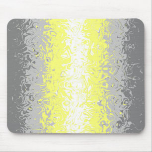 Trippy Squiggly Abstract Demigender Pride Flag Mouse Pad