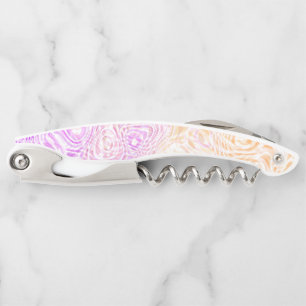 Trippy Squiggly Boho Abstract Trixic Pride Flag Corkscrew
