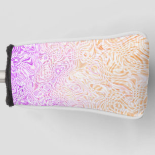 Trippy Squiggly Boho Abstract Trixic Pride Flag Golf Head Cover
