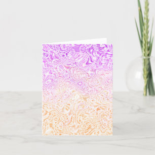 Trippy Squiggly Boho Abstract Trixic Pride Flag Thank You Card