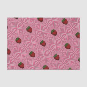 Trippy Strawberry Tissue Paper