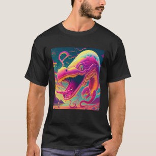 Trippy Surreal Fish Monster T-Shirt