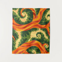 Trippy Tapestry – Psychedelic Nature Wall Art