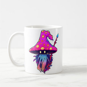 Trippy Wizard Edm Rave Psychedelic Festival Coffee Mug