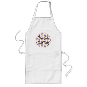 Trippy Wreaths Long Apron