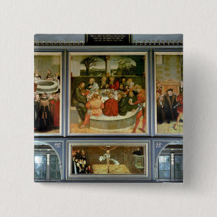 Triptych 15 Cm Square Badge