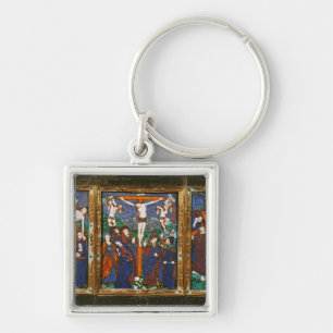 Triptych depicting the Crucifixion, Limousin Key Ring