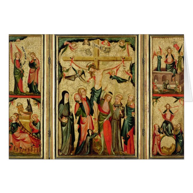 Triptych depicting the Crucifixion of Christ (Front Horizontal)