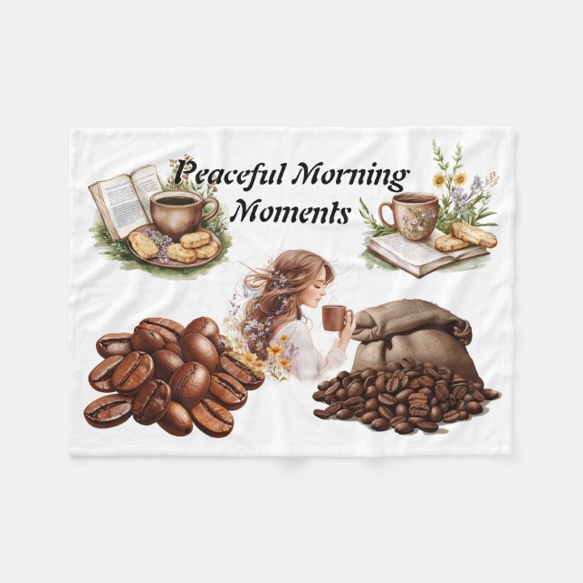 Triptych Fleece Blanket (Front (Horizontal))