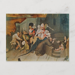 Triptych of the Temptation of St. Anthony Postcard