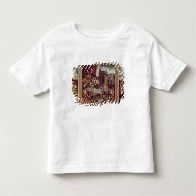 Triptych of the Temptation of St. Anthony Toddler T-Shirt (Front)