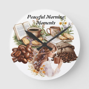 Triptych Round Clock