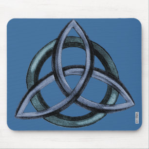 Triquetra (Blue) Mouse Pad