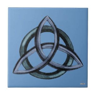 Triquetra (Blue) Tile