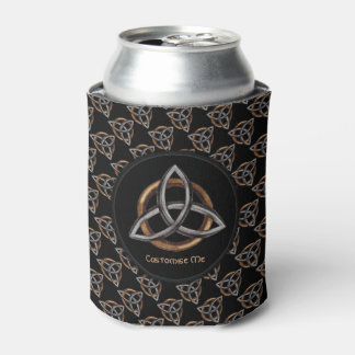 Triquetra (Brown/Silver) Can Cooler