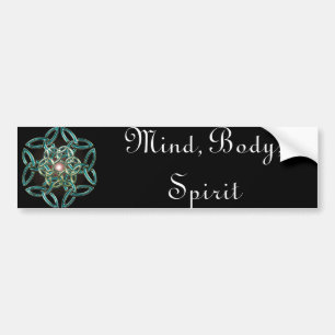 Triquetra Circle Knot Bumper Sticker