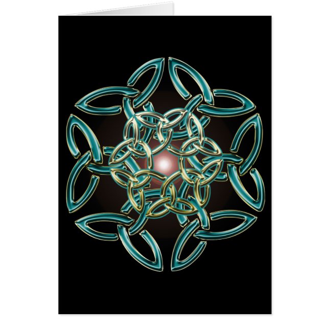 Triquetra Circle Knot Card (Front)