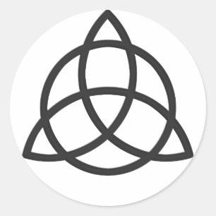 Triquetra Classic Round Sticker