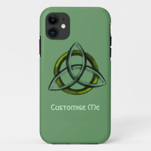 Triquetra (Green) iPhone 11 Case
